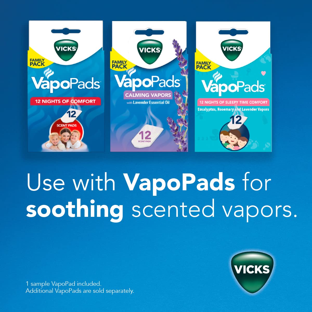 Vicks Mini Filter Free Cool Mist Humidifier, Small Room – Variable Mist Control – Works with Vicks VapoPads