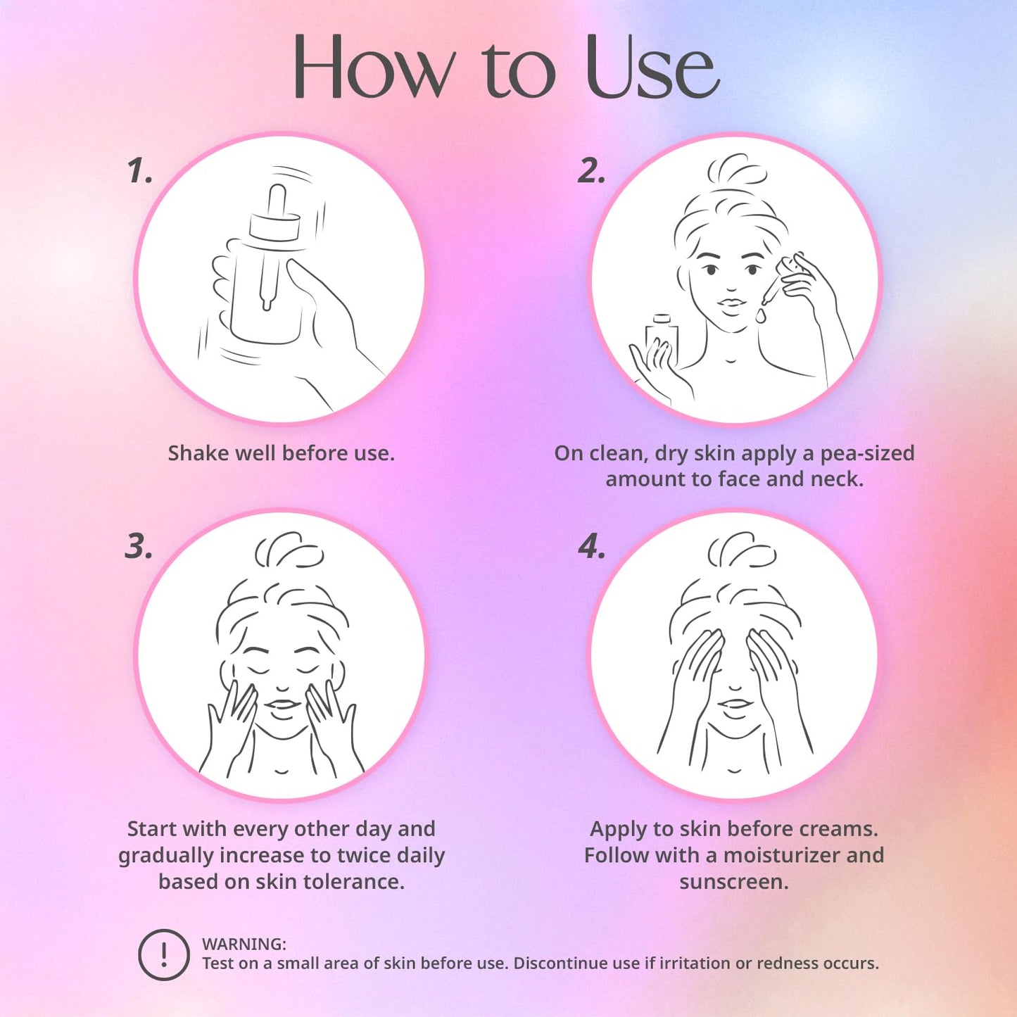 All In One Hyaluronic Acid Face Serum – Ultra Hydrating Anti Aging Serum with Vitamin C, Marine Collagen & Niacinamide for Brightening & Firm, Smooth Skin