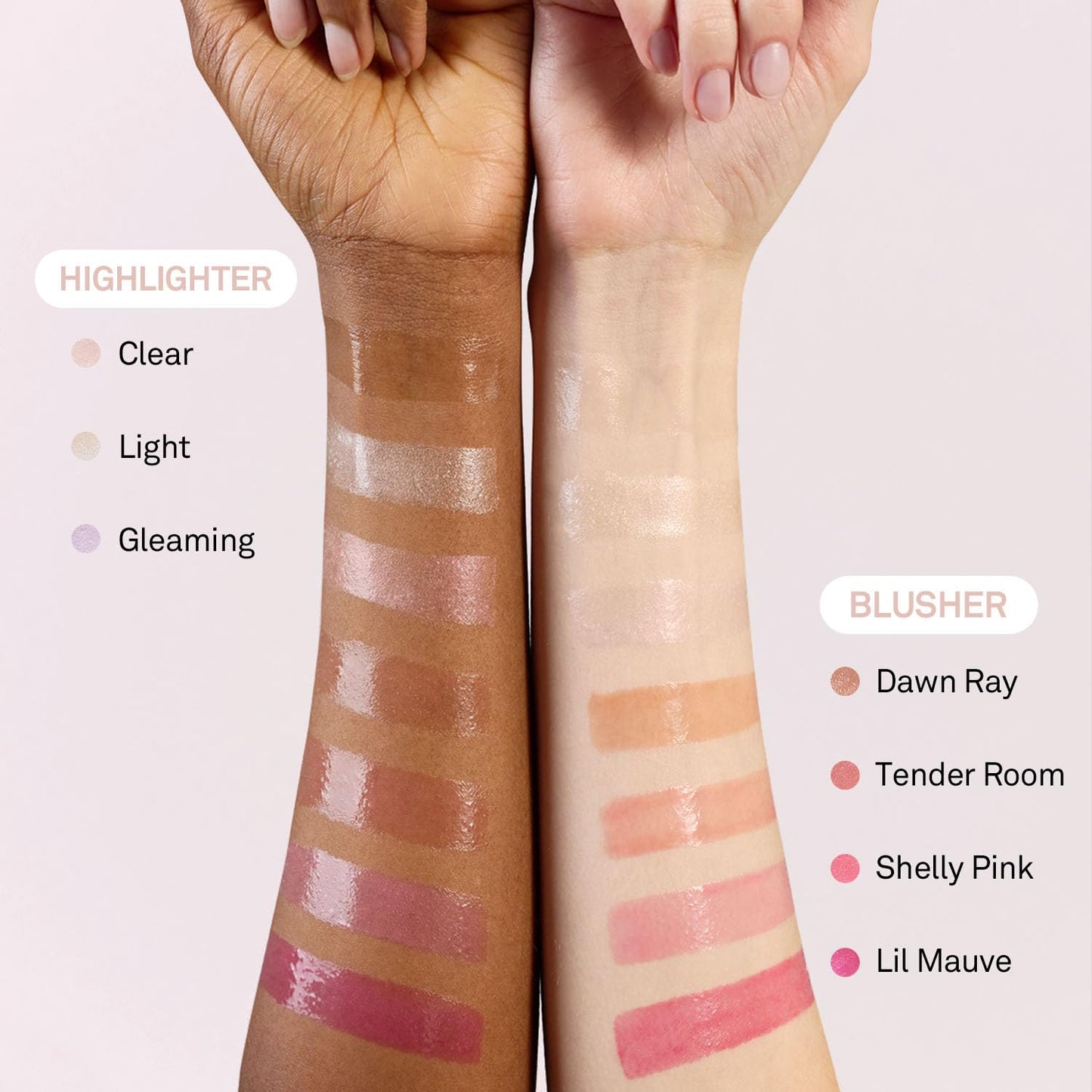 hince True Dimension Radiance Balm 10g - Shimmer Glow Face Highlighter Stick, Translucent Colors, Cream Blush Stick, Glass Skin in a Balm, Korean Beauty, Natural Makeup (CLEAR, TP001)