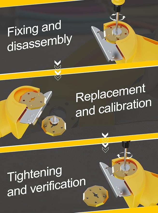 4V 2000mAh Cordless Cardboard Cutter, Electric Box Cutter for Cardboard with 2 Titanium Blades,LED & Safety Lock,Max Cutting1/4",Rotary Cutter for Fabric,Gifts for Men&Women - Yellow