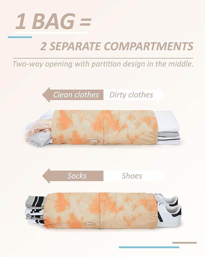 BAGSMART 6 Set /4 Set/2 Set Compression Packing Cubes for Travel, Lightweight Luggage Organizer Bags, Durable Space Saver Bags Travel Essentials