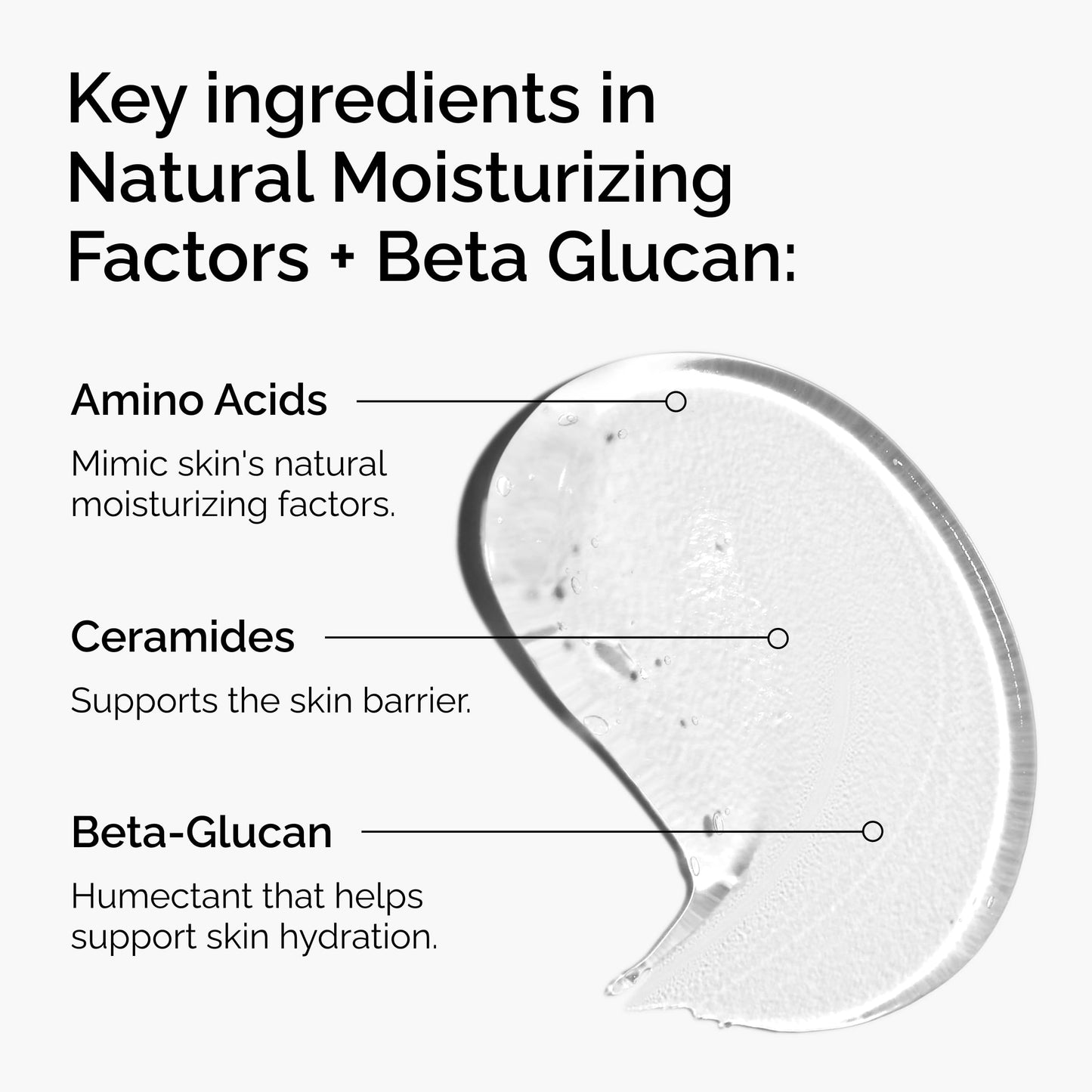 The Ordinary Natural Moisturizing Factors + Beta Glucan, Lightweight Gel Moisturizer for All-Day Hydration, Travel Size, 1 Fl Oz