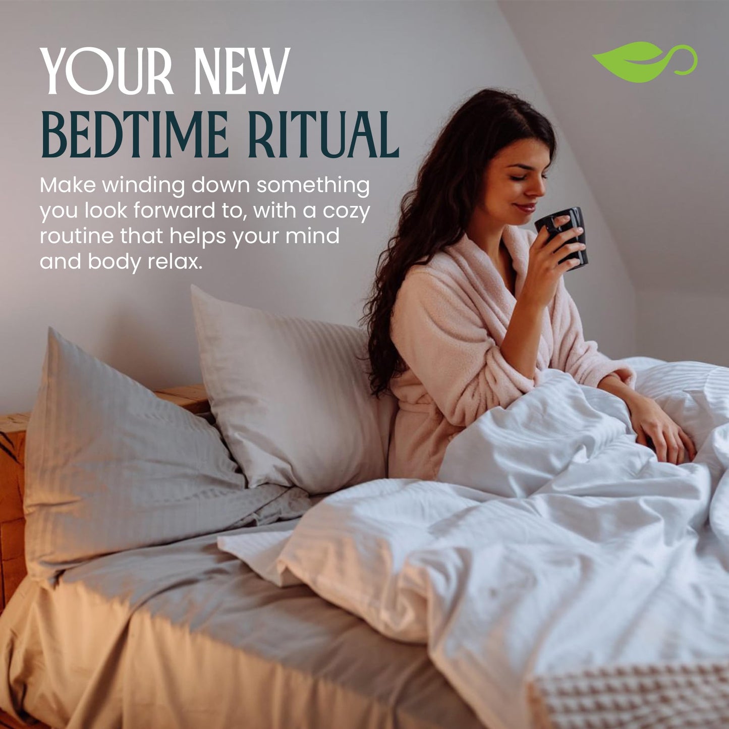 MagniTea Herbal Sleep Aid Magnesium Glycinate Muscle Relaxation Tea Ritual Valerian Root Bedtime Solution Natural Alternative KETO Friendly Vegan Certified Zero Sugar Chamomile Blend Stress Relief Melatonin Free