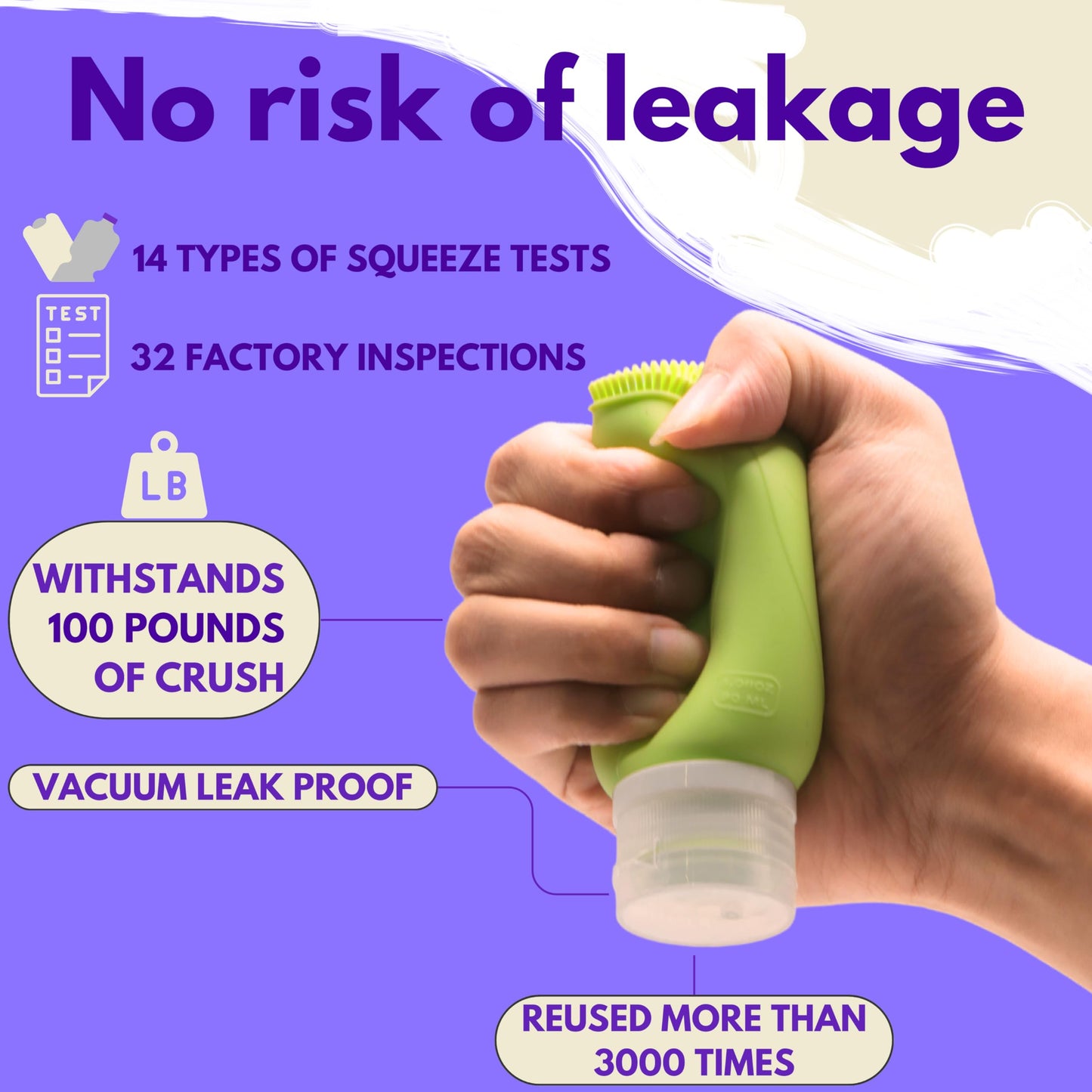 SaintGee Travel Bottles for Toiletries Kit 32Pcs Toiletry Bottles TSA Approved Silicone Travel Bottles for Toiletries Size Essentials Leak Proof Shampoo and Conditioner Touchland