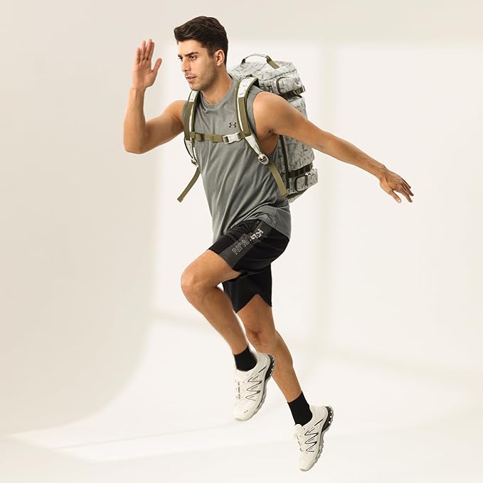 BE SMART 40L Extra Large Gym Backpack for Men, Big Gym Bag with Shoes Compartment, Waterproof Heavy Duty Duffel Bags, Men's Workout Backpacks for Outdoor Sport,Hiking,Camping,Travel