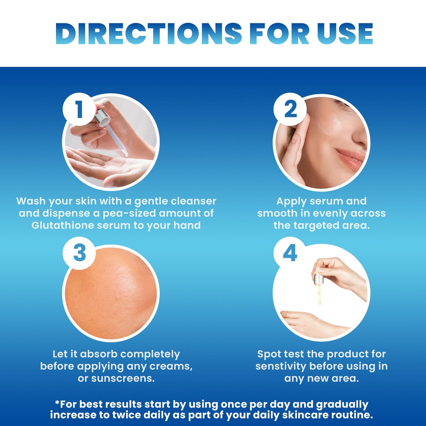 FAIR & WHITE Original Glutathione Dark Spot Serum - 1 fl oz / 30ml - Skin Brightening Serum, Helps to Reduce Skin Pigmentation - Skin Brightening Serum for Face & Body - with Glutathione & Vitamin C