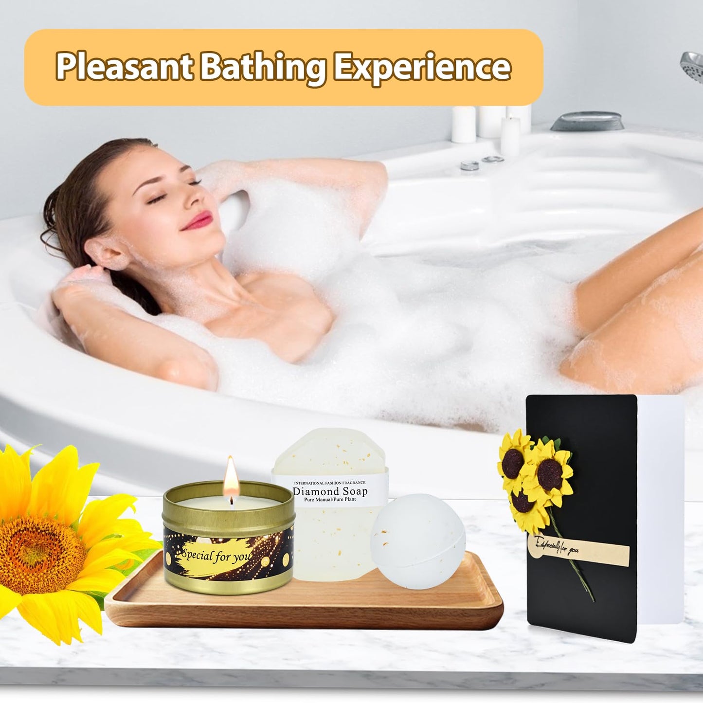 Birthday Gifts for Women, Gift Basket for Relaxing Spa, Unique Gifts for Her, Friends, Mom, Sister, Coworker, Wife, Girlfriend,teenage girl gifts