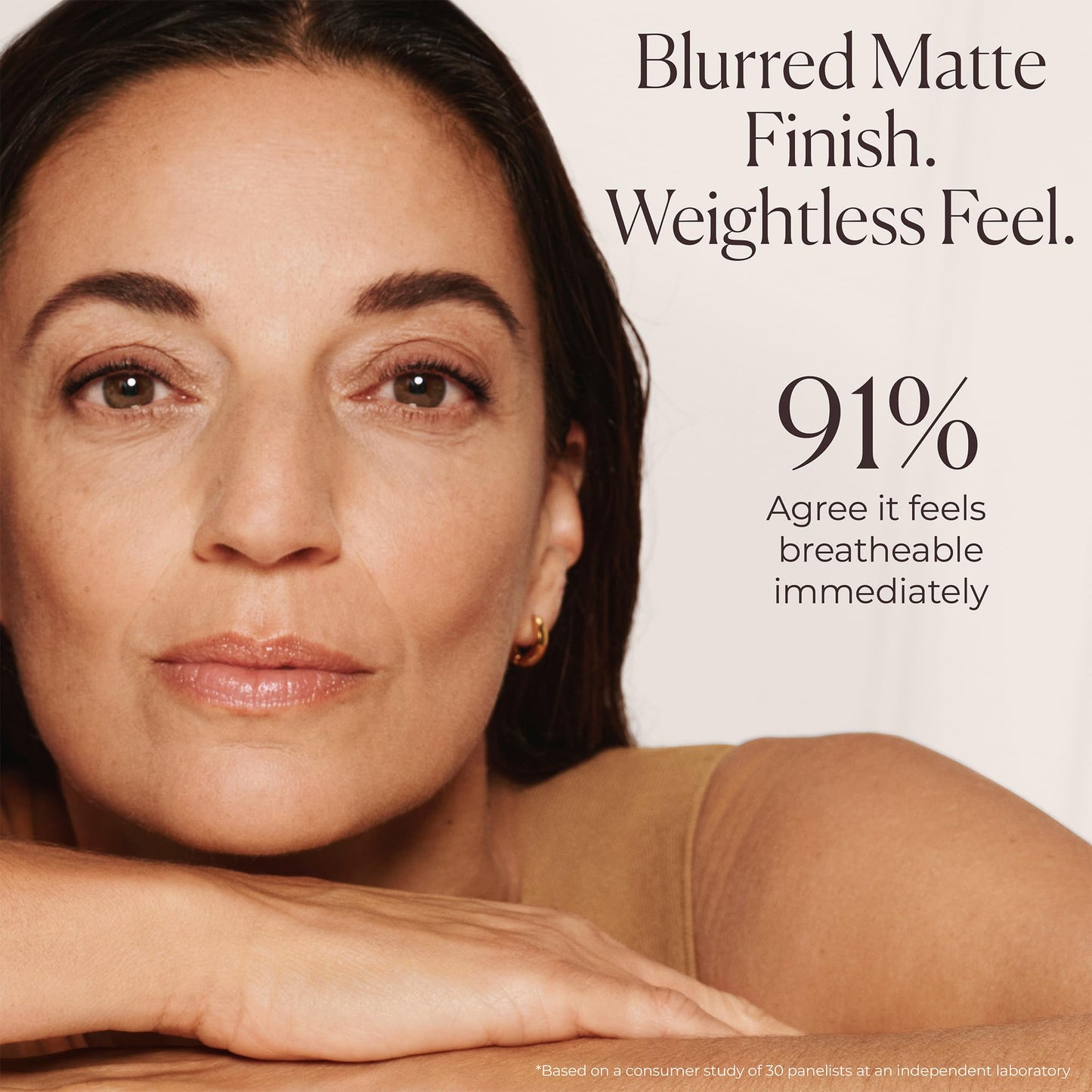 Laura Mercier Tinted Moisturizer Blurred Matte with SPF 30, 24HR+ Shine Control & Longwear, Oil-Free, Sheer to Light, Buildable Coverage, Blurs the Look of Pores, Skin Tint, 2N Maple Mini Size