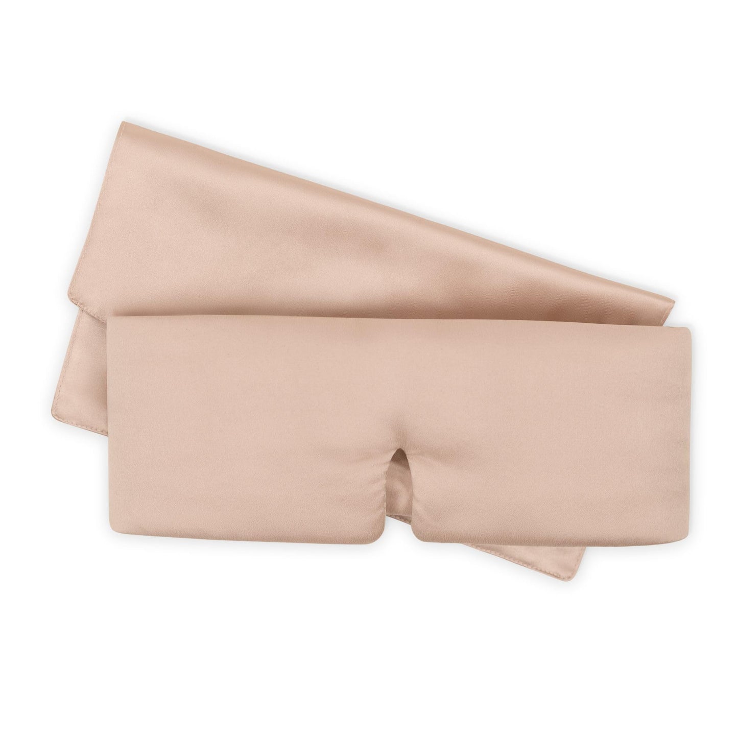 Baloo Silk Weighted Sleep Mask (Petal - 0.6 lb) | Light Blocking & Sound Muffling Eye Mask for Sleeping | Cool, Soft & Comforting