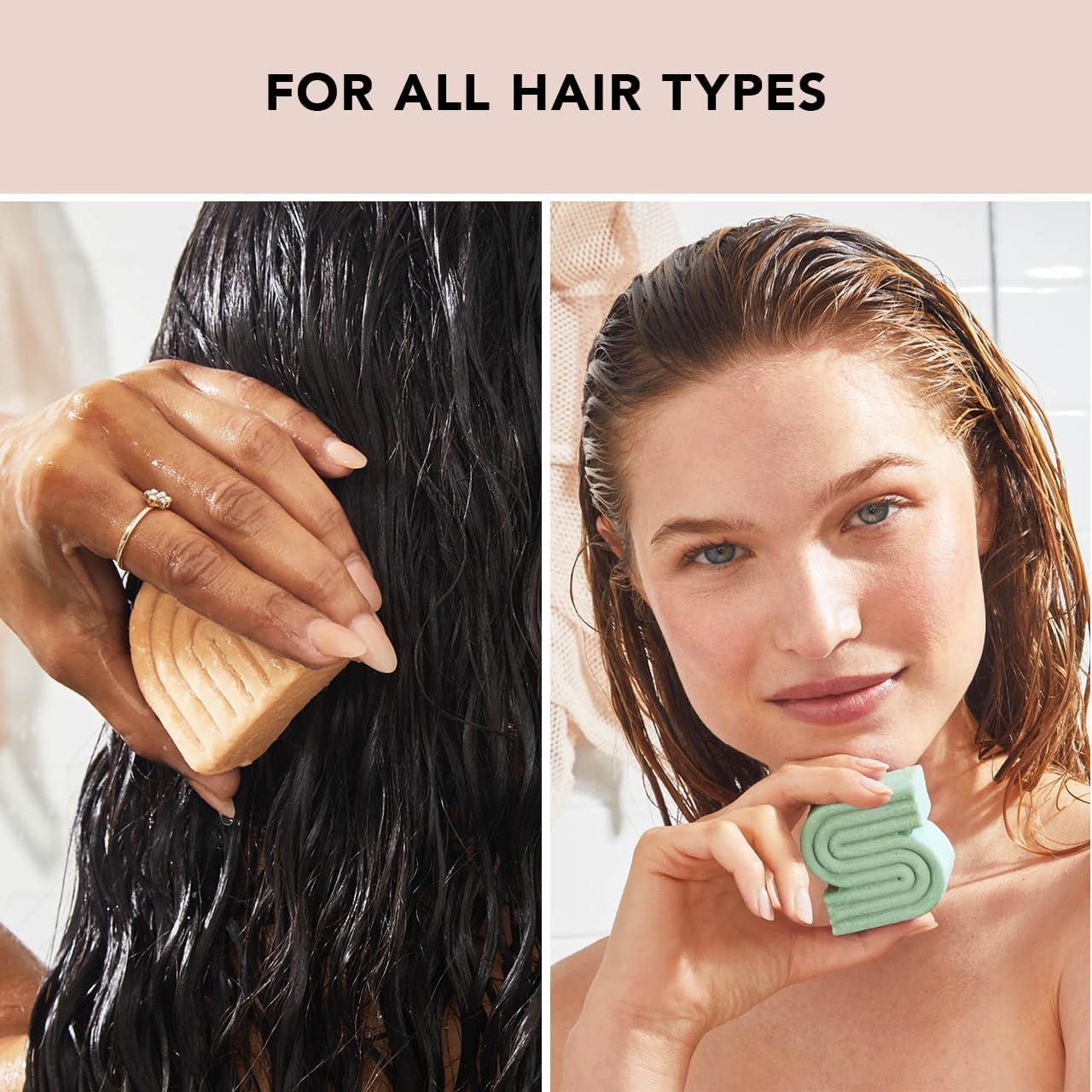 Kitsch Tea Tree Shampoo & Coconut Oil Conditioner Bar – Shampoo and Conditioner Set - Clarifying Bar Soap for Greasy Hair & Deep Moisturizing - Paraben, Silicone & Sulfate Free - Made in USA - 2 Pack