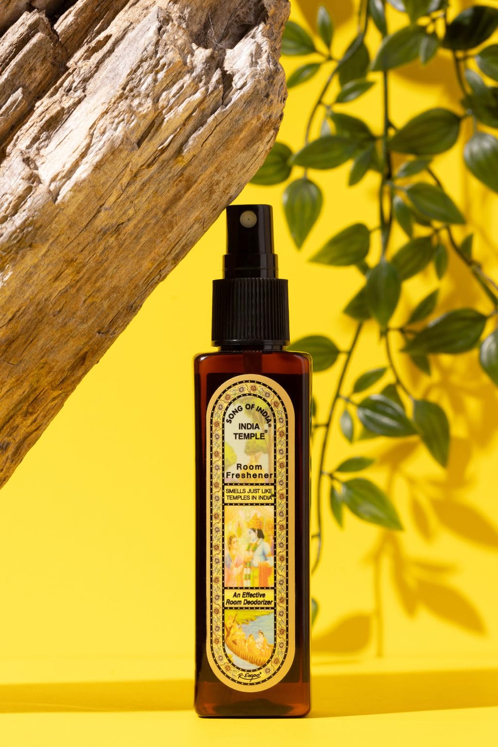 Song of India - India Temple Room Freshener Spray - A two Bottle Set 100ml or 3.38 oz. Each
