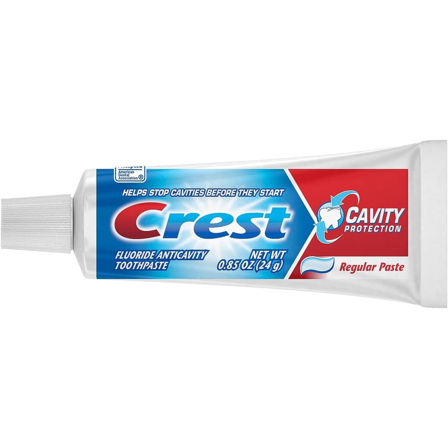 Crest Cavity Regular Toothpaste, Travel Size .85 oz. (Pack of 24)