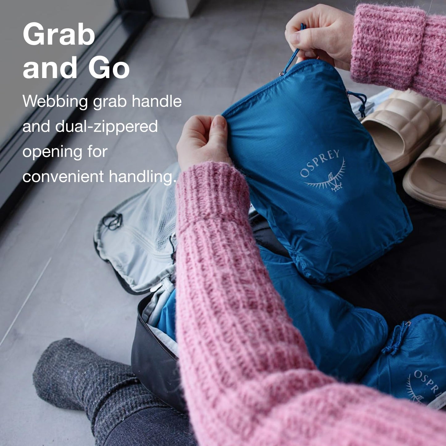 Osprey Ultralight Travel Packing Cube Set, Black