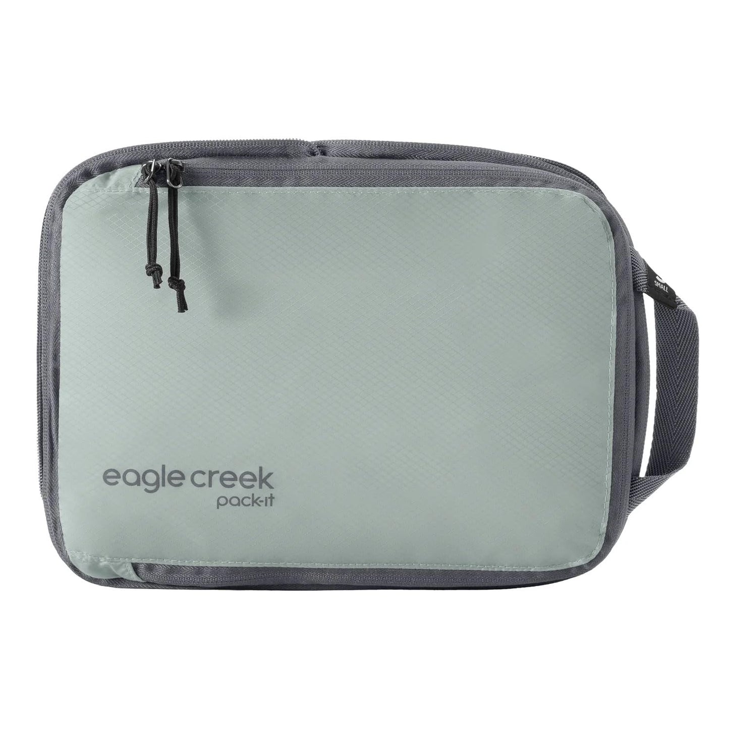 Eagle Creek Pack-It Isolate Compression Cube - Lightweight Compression Cube for Optimizing Luggage Space - Easy-Grab Zipper - Convenient Top Handle - Recycled Materials - Medium - Storm Grey