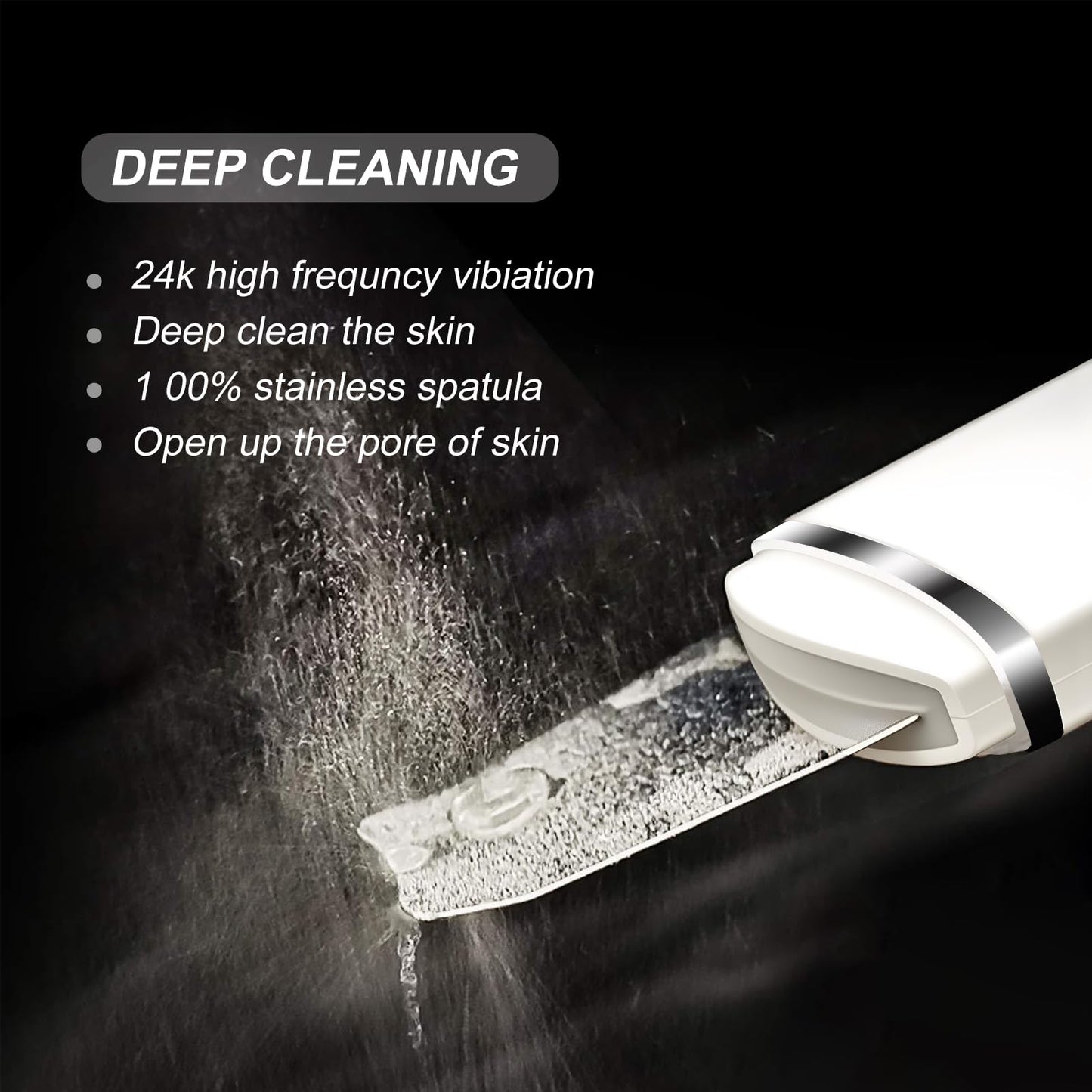 AIWOIT Face Scrubber Skin Spatula, Black Head Remover for Face and Nose, Pore Cleaner Blackhead Remover Tools, Deep Cleansing Facial Whitehead Removal Extractor, Skin Care Gifts for Women