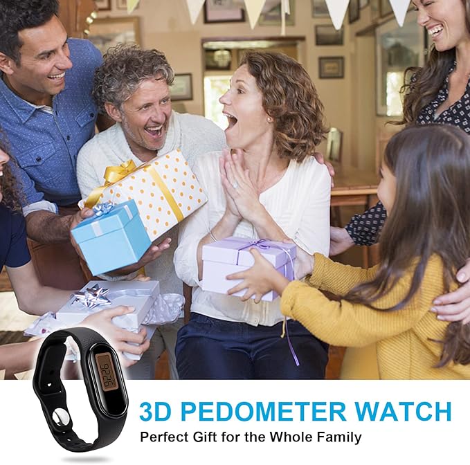 3D Pedometer for Walking Steps and Miles, No Bluetooth No App Connection, No Charging, Simple Step Counter for Walking with Steps/Time Modes for Women Men Adults Seniors