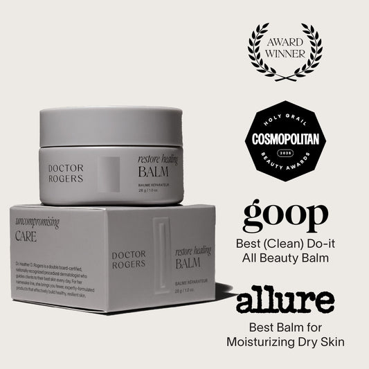 Doctor Rogers Restore Healing Balm. Multi-Purpose Healing Ointment & Moisturizing Eczema Relief Gel. Protects & Soothes Injured, Sensitive & Dry Skin 0.5 Ounce Tube (14 gram)