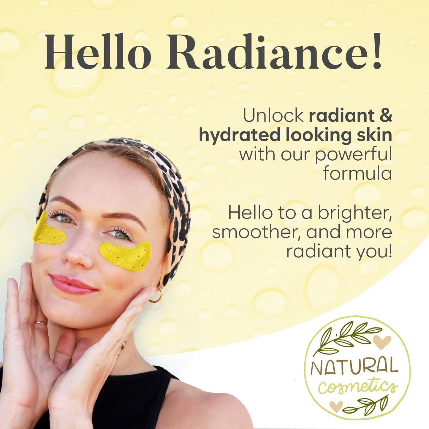 BLOOMORA Under Eye Patches for Puffy Eyes and Dark Circles, Gel Eye Masks with Caffeine, Collagen & Vitamin C, Deeply Moisturizing, Bachelorette Party Favors, Bridesmaid Gifts (30 Pairs, Day & Night)