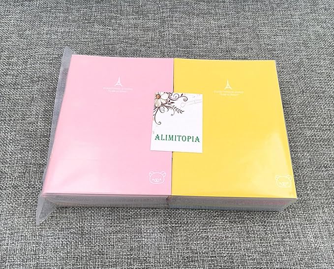 ALIMITOPIA 24pcs Mini Notebook Portable Pocket Notebook Journal Steno Memo MiniDaily NotePad,3.5X5 inches,24 sheets,College Ruled Pages(Candy Colors)