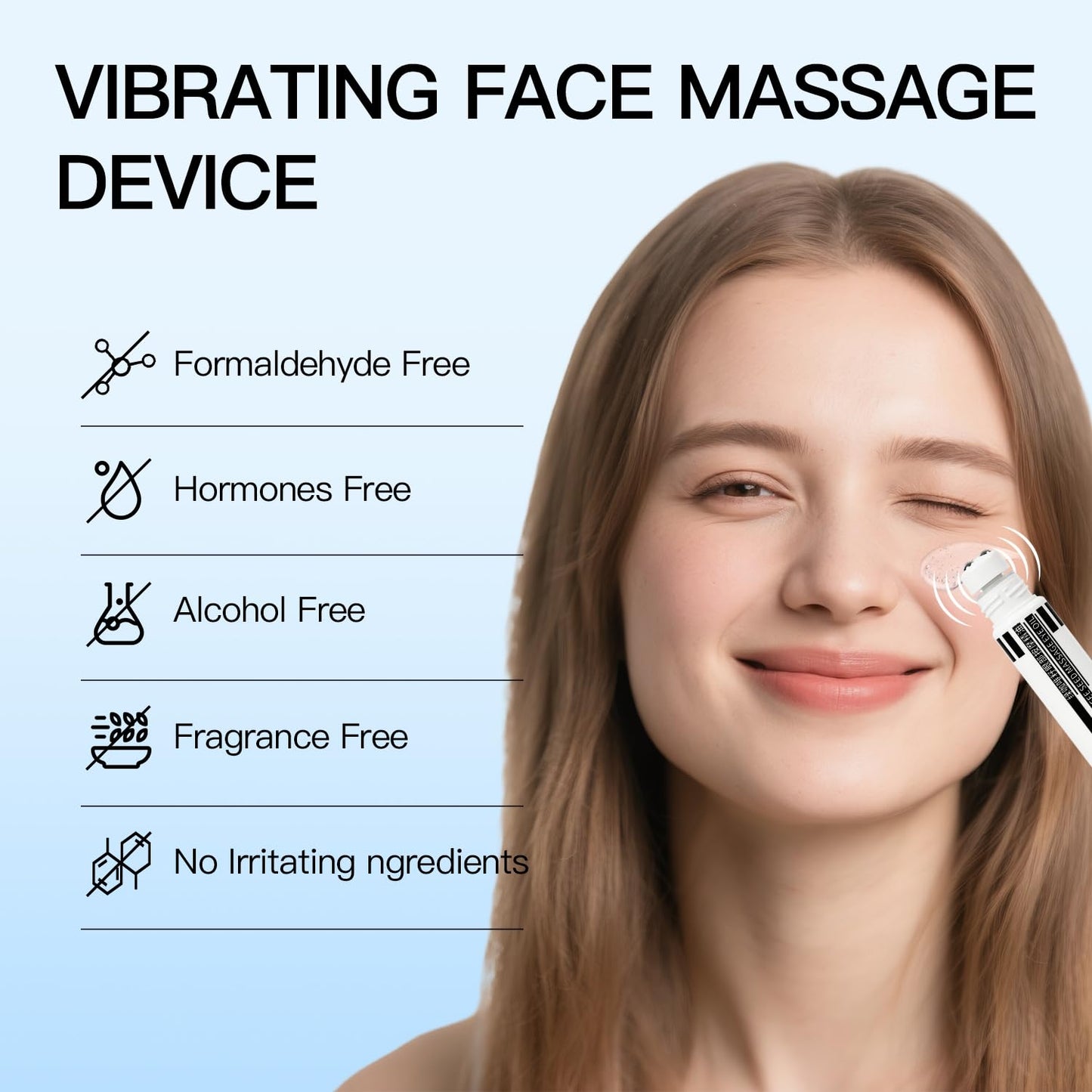 WARMTREE- Eye Cream For Dark Circles, Electric Massage Eye Cream, Suitable, Effectively Remove Fine Lines, Dark Circles, Puffiness & Even Skin Tone, For All Skin Types