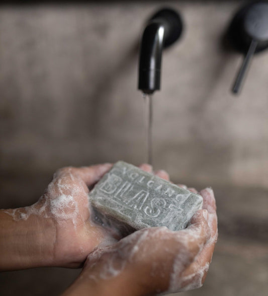 Bali Soap - Volcano Blast - Scrubby Lava Exfoliating Heavy Grit Volcanic Hand & Body Soap - Natural Glycerin & Moisturizing Oils, 7 Oz