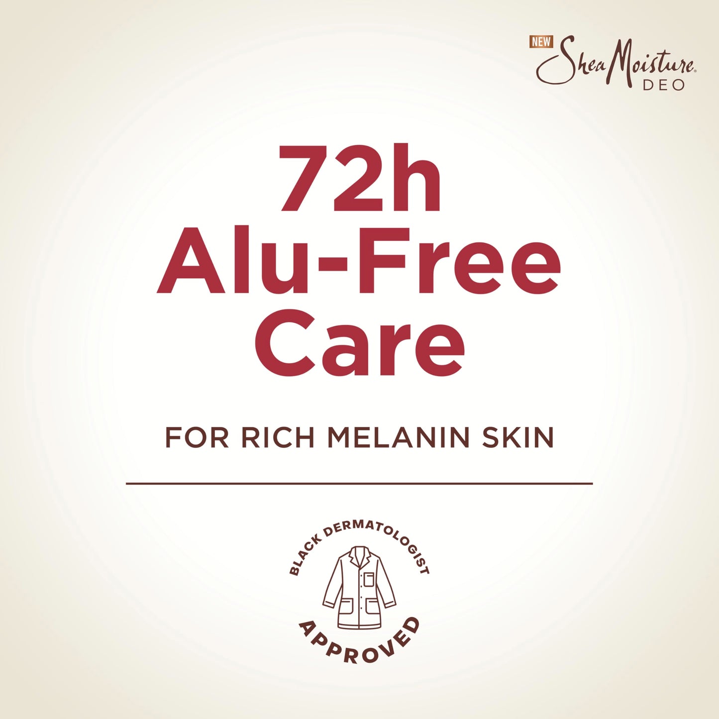 SheaMoisture Deodorant Stick 72h Odor Control Coconut & Hibiscus Fresh Aluminum Free 2.6 oz