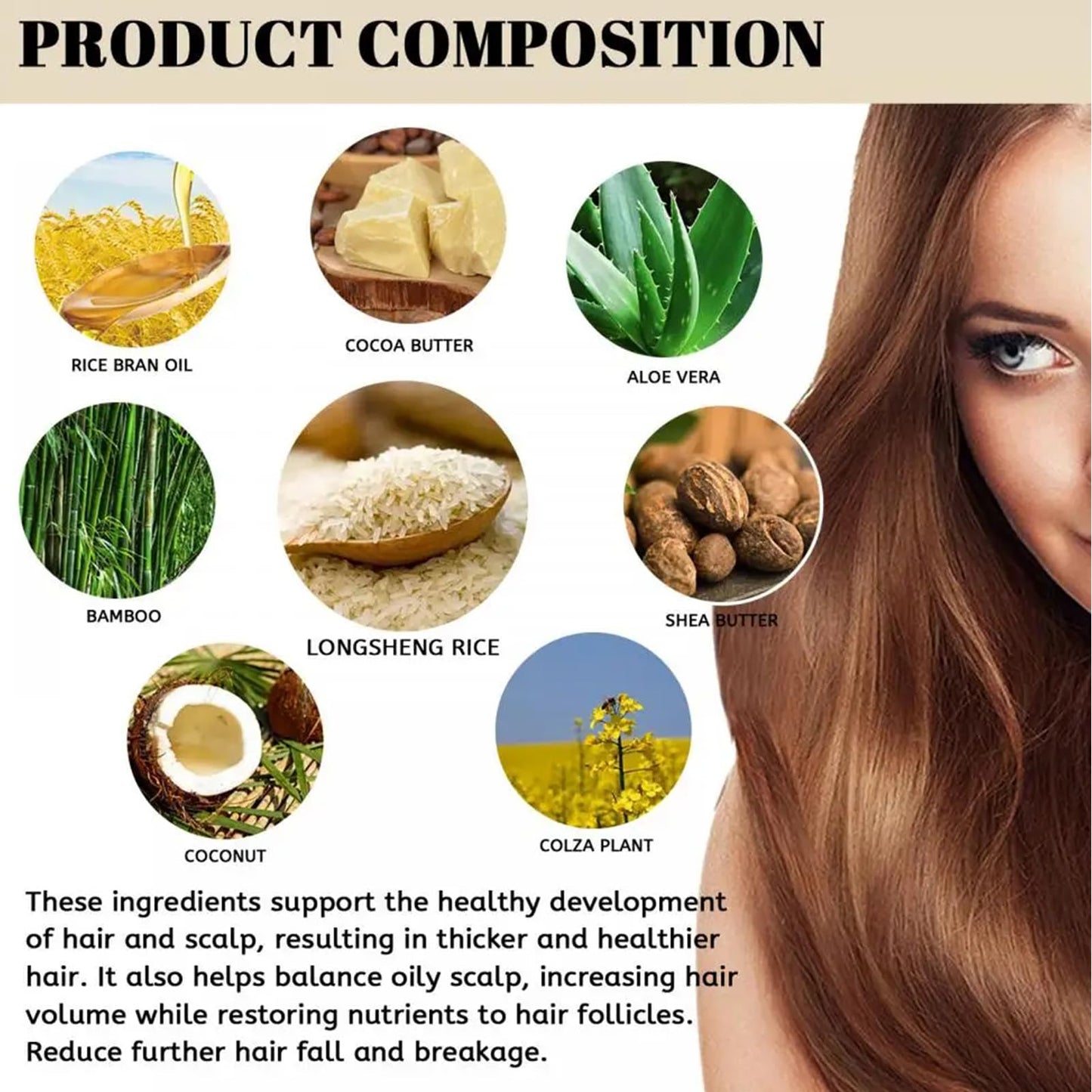 ASMAYSA 2Pcs Rice Water Shampoo Bar for Hair Growth, Protein Shampoo Bar Bulk, Root White Coverage Hair Darkening, Volumizing and Strengthening