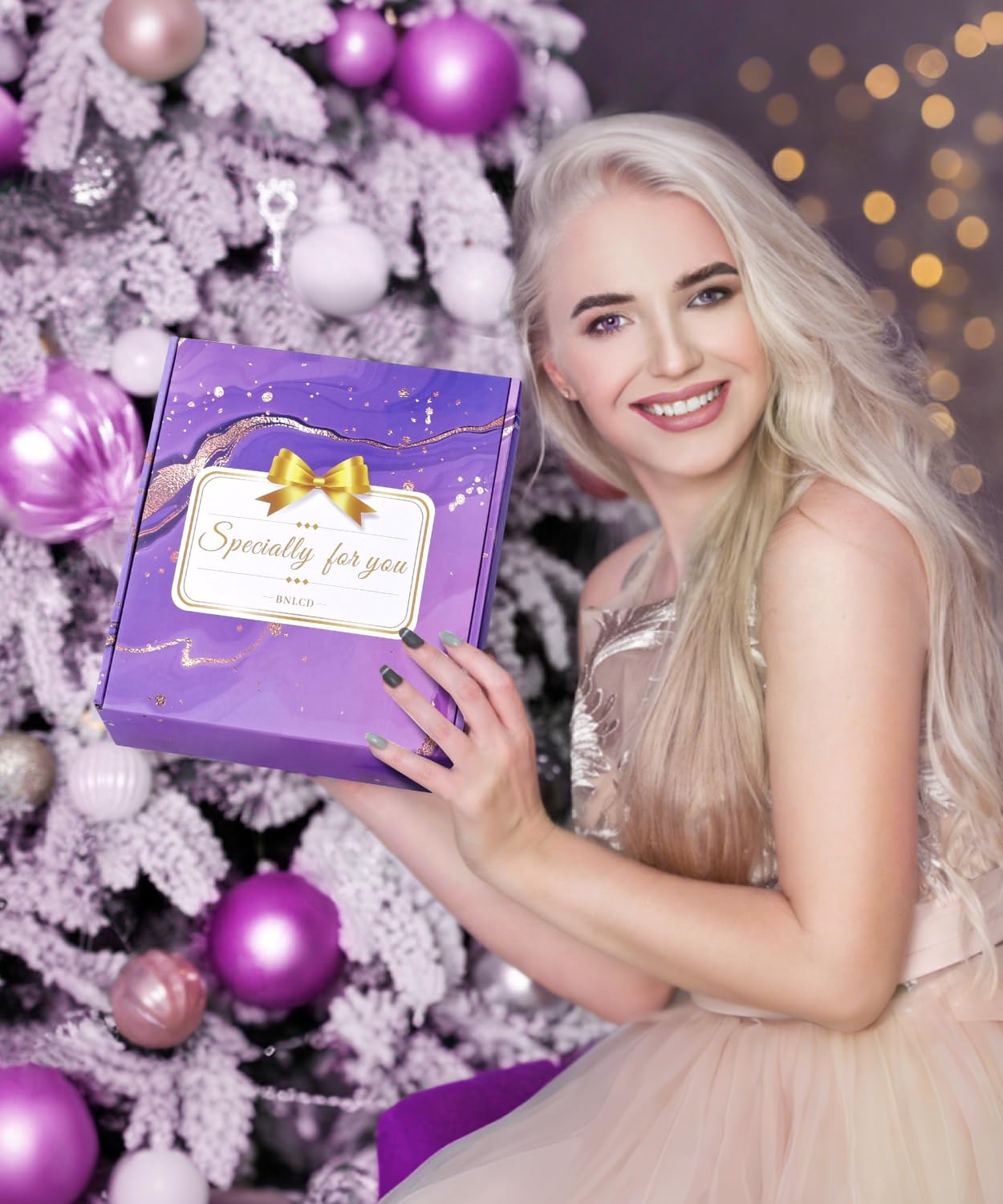 Luxury Bath Gift Set for Women, 12 Pcs Relaxing Lavender Spa Gifts for Women, Self Care Gifts For Mom Wife Girlfriend Sister - Happy Birthday, Christmas, Valentine's Day, Mothers Day Gifts