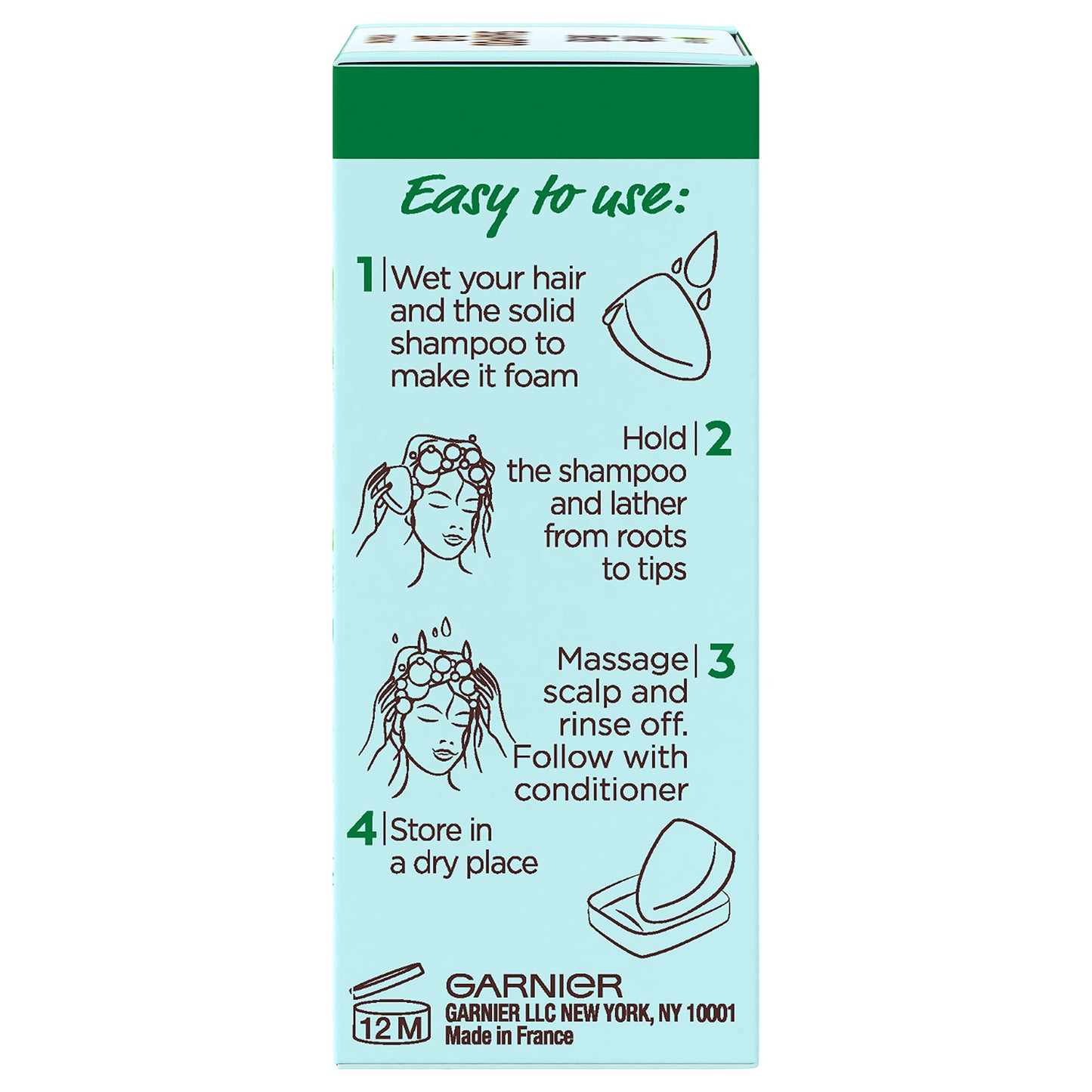 Garnier Whole Blends Hydrating Shampoo Bar for Normal Hair, Coco & Aloe Vera, 2 Oz, 1 Count (Packaging May Vary)