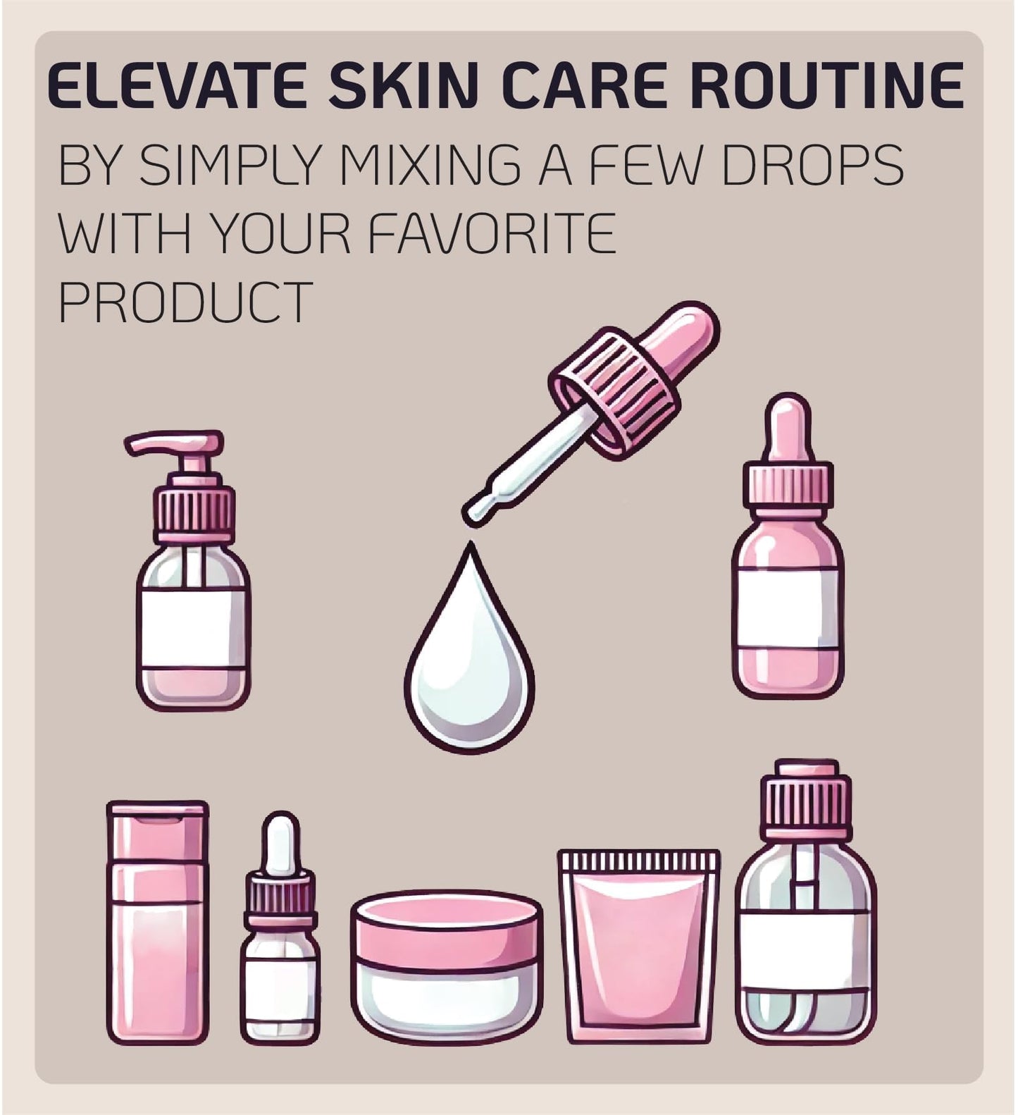 Korean Pure Vitamin C Liposome Concentrate Mix 2 Drops with Your Own Skin Care Product Improve Skin Tone Freckles Dark Spot