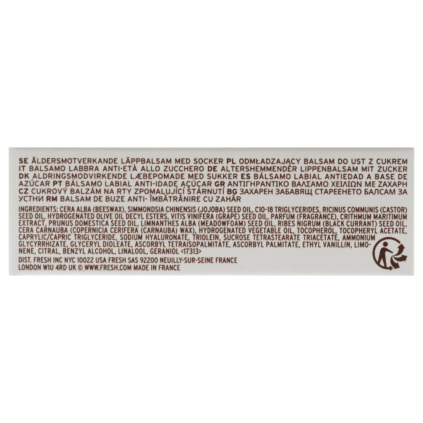 Fresh Sugar Advanced Therapy Lip Treatment Women 0.15 oz