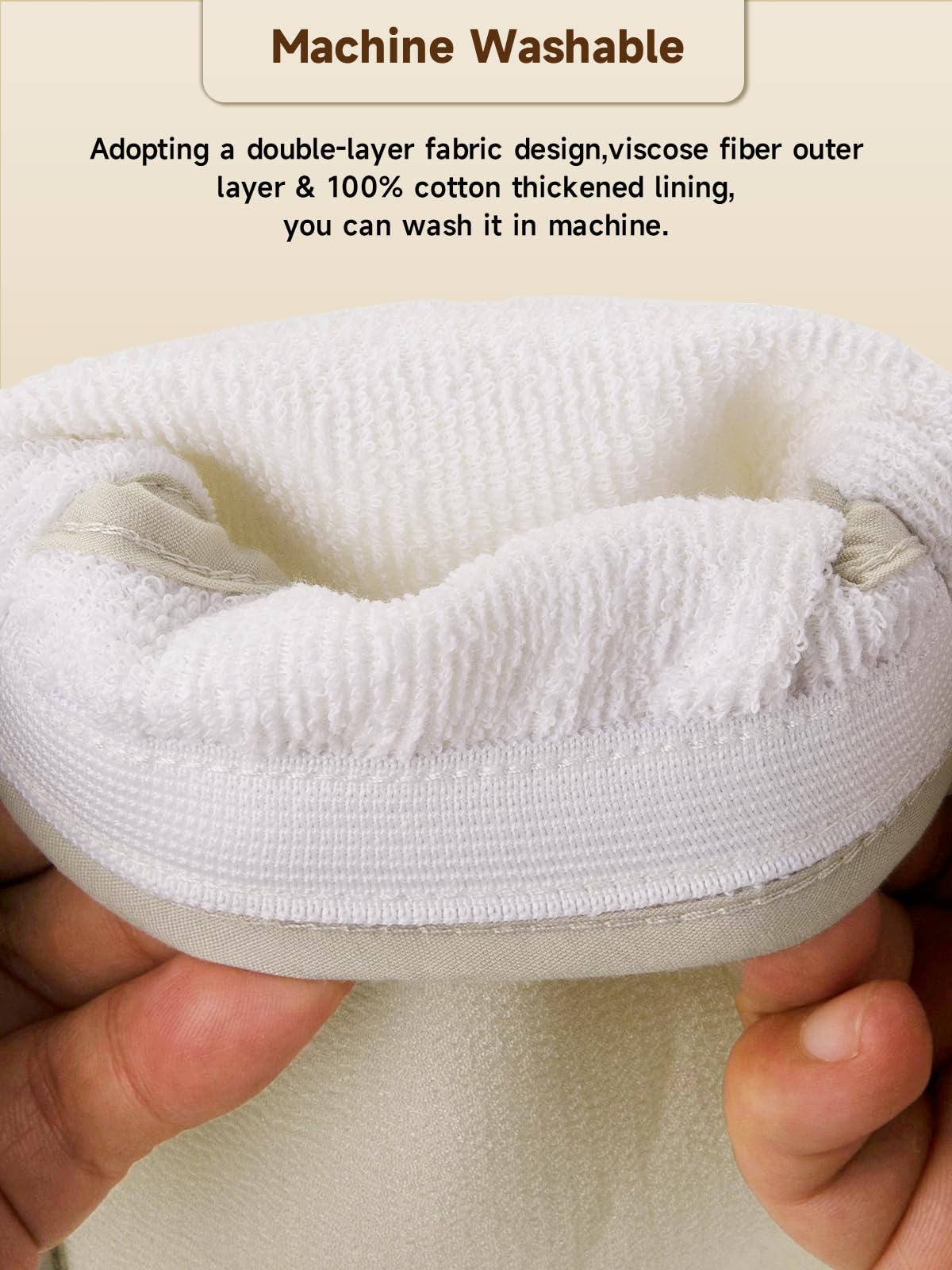 Aswdbbn Exfoliating Glove (Original) Machine Washable Newly Upgraded With Thumb Holes Korean Body Scrubber 100% Vegan Viscose Exfoliating Mitt for Dead Skin Removal, Keratosis Pilaris & Self-Tan Prep