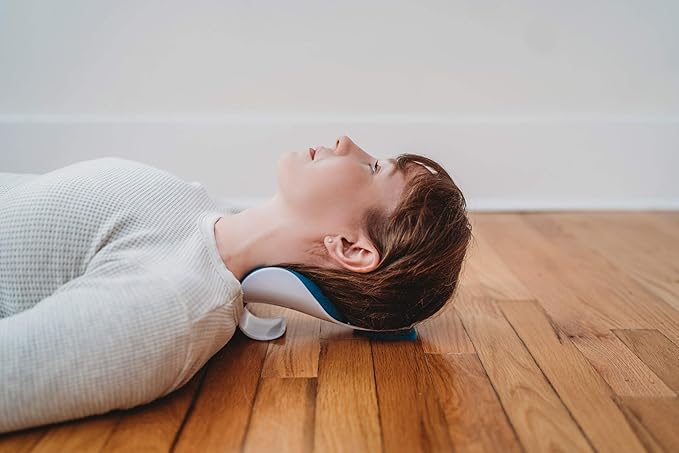 Kanjo Neck Pain Relief Support Cradle | Neck Cushion & Cervical Traction Device| Neck Alignment Cradle & Neck Rest for Relaxation and Pain Relief