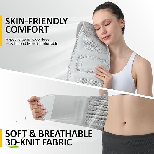 Back Brace for Men Lower Back Pain Relief, Breathable Back Support Brace for Women, Adjustable Lumbar Support Belt for Herniated Disc, Sciatica, Scoliosis Pain Relief (S: 28.5"–33.5")