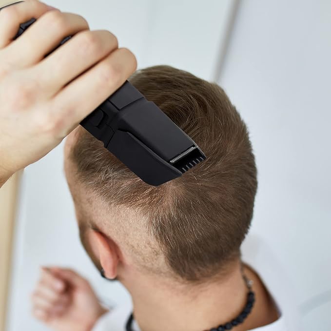 CHARGEWORX Groom Essentials All-in-One Hair and Beard Trimmer for Men - Face & Body Trimmer Kit with Precision Blades, Cordless, Battery-Operated