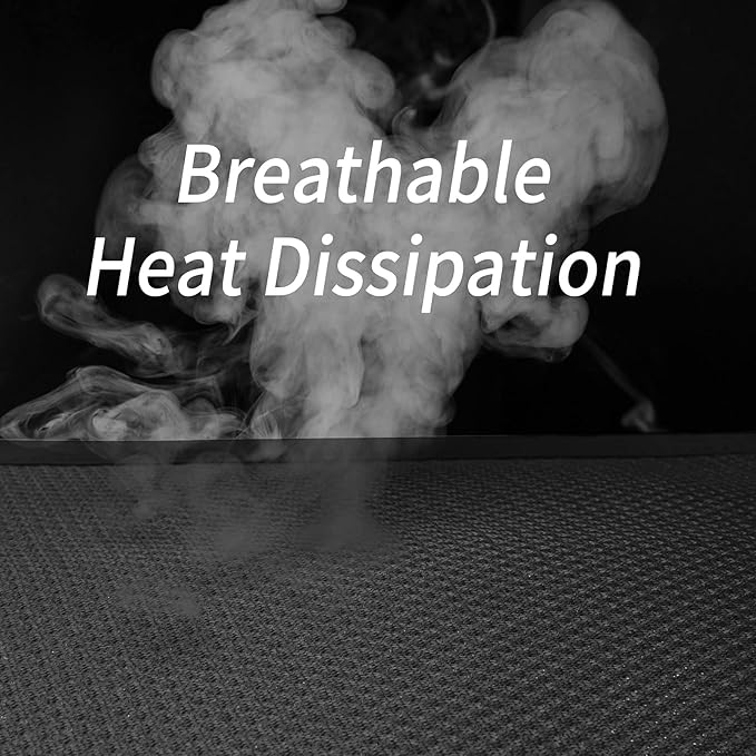 Car Seat Cushion for Driving, Summer 3D Breathable Mesh Car Seat Cooling Pad - for Truck, Office Chair,Wheelchair (Black 2 Pcs)