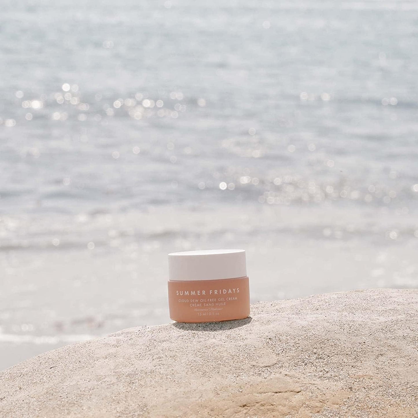 Summer Fridays Cloud Dew Gel Cream Moisturizer Mini - Lightweight Face Moisturizer with Hyaluronic Acid + Ceramides for Skin Plumping Hydration and Glowing Skin (0.5 Fl Oz)