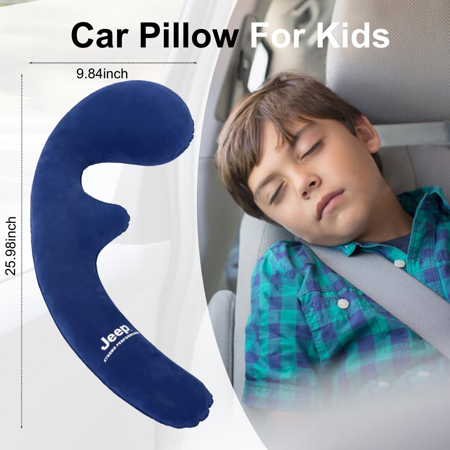 galactruly Inflatable Neck Pillow for Traveling on Plane, Inflatable Travel Pillows for Airplanes, Kids Body Pillow, Kids Neck Pillows for Travel, Airplane Pillow for Long Flights