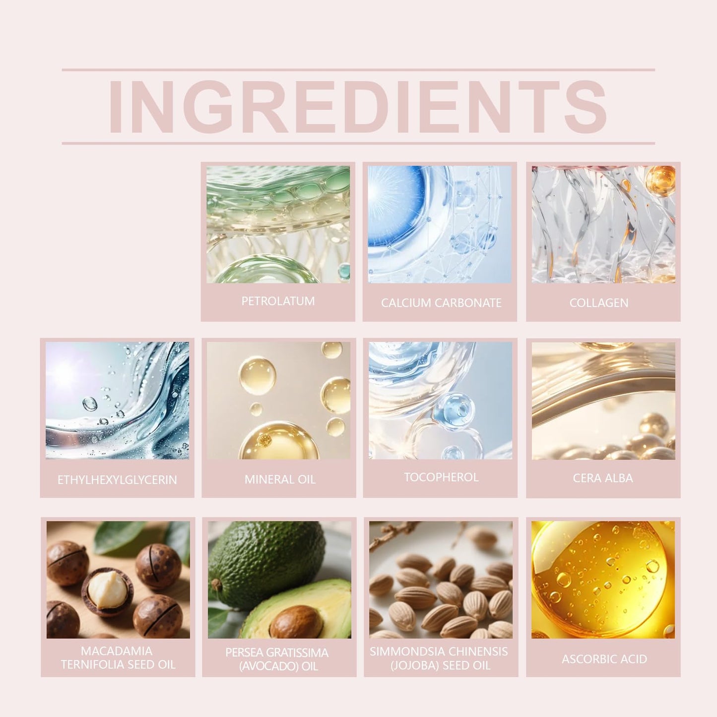 Calcium Volume Multi Balm | 9g Collagen Moisturizing Stick for Face, Eyes, Neck | Hydrating & Firming Skin | Vitamin D & Elastin Enriched | For All Skin Type (2PC)