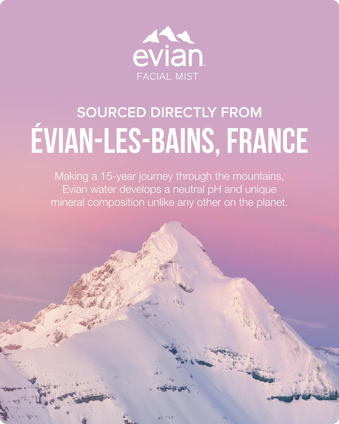 BRUMISATEUR Evian Glow Facial Mist | Hydrating Mineral Water Face Spray with Aloe & White Tea | Dewy Setting Mist & Toner for Glowing Skin | Facial Spray to Refresh, Balance, & Enhance Makeup