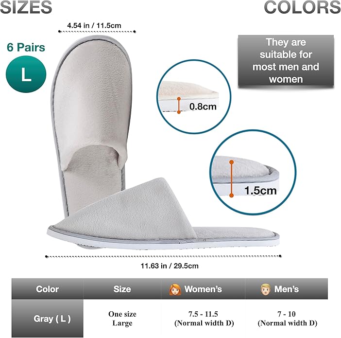 6-10 Pairs Spa Slippers, Non Slip Disposable Slippers For Guest, Washable Reusable, Which Can Be Used As Women Men, House, Indoor, Bathroom, Bedroom, Hotel, Bride Slippers