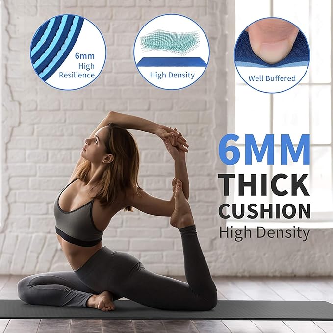 CAMBIVO Extra Wide Yoga Mat for Women and Men (72"/84"x 32"x 1/4") TPE Workout Mat, Non-slip Large Exercise Fitness Mat for Yoga, Pilates, Workout