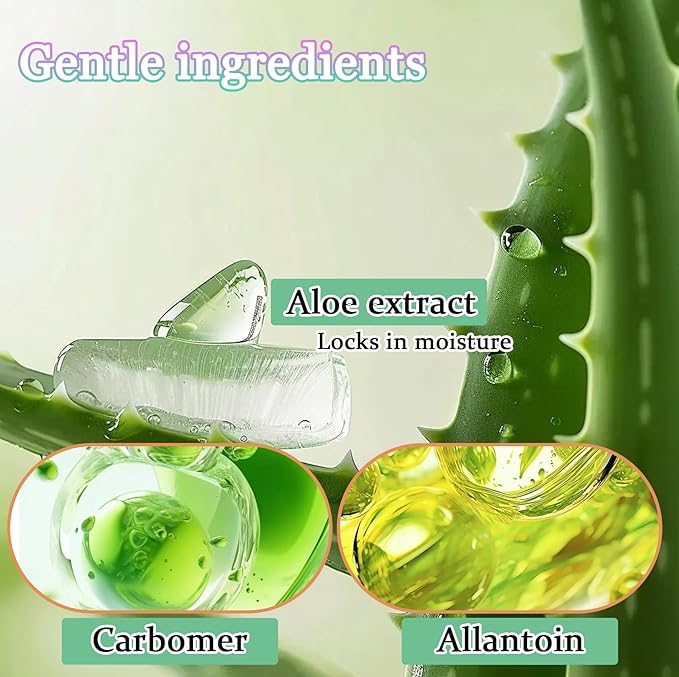 8PCS Aloe Vera Gel for Face,Gentle Moisturizing After Sun Lotion for Women and Men,Refreshing Non-Sticky Aloe Vera Gel for All Skin Types