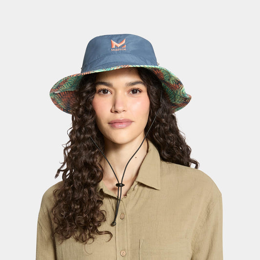 MISSION Cooling UPF Bucket Hat - Unisex Sun Hat for Hiking, Golfing & Fishing - Sweat & Water Activated Technology