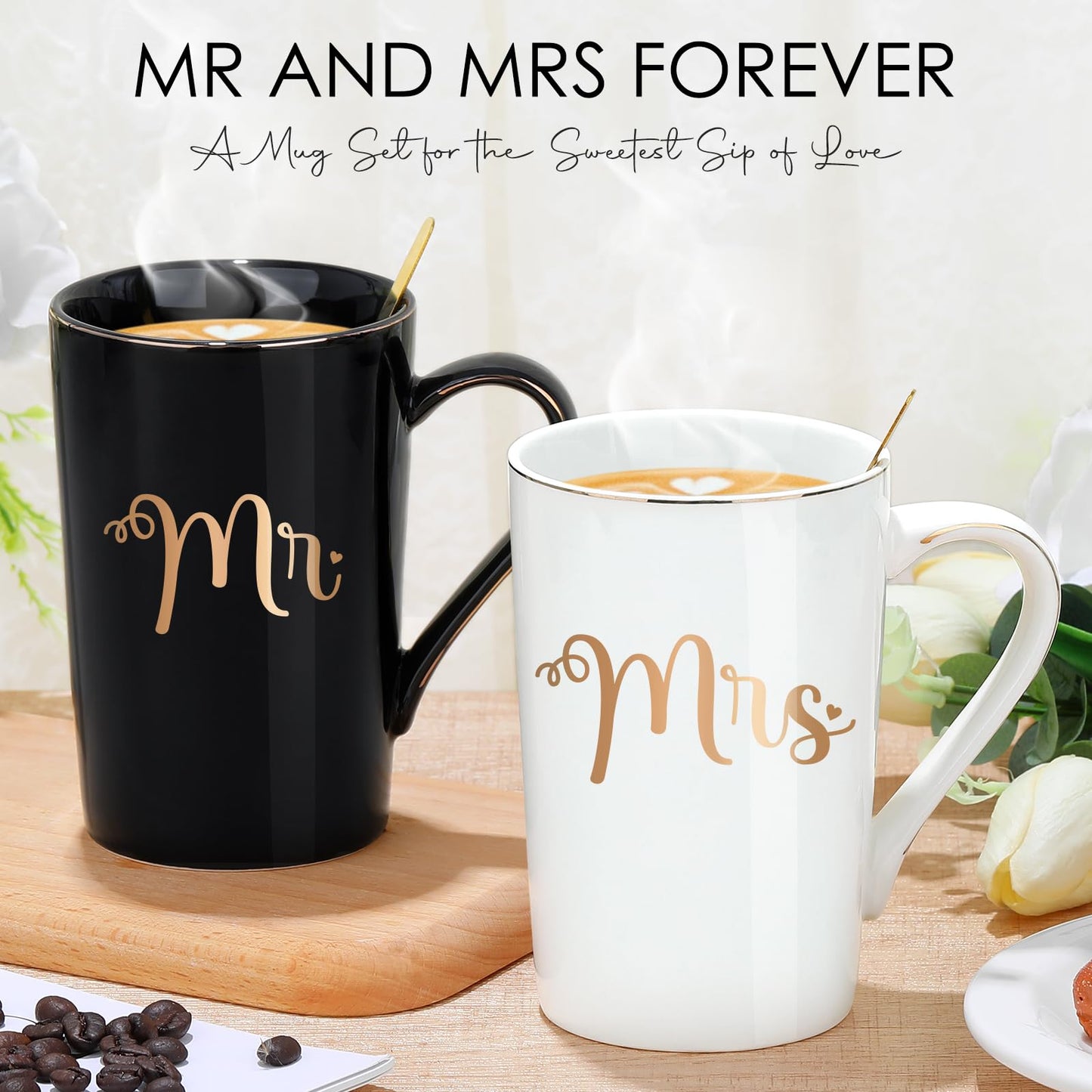 Wedding Gifts for Couples 2025 Bridal Shower Gift for Bride To Be Engagement Gifts for Couples Newlyweds His and Hers Mr and Mrs Gift for Anniversary Marriage Matching Couple Stuff Basket with Aprons