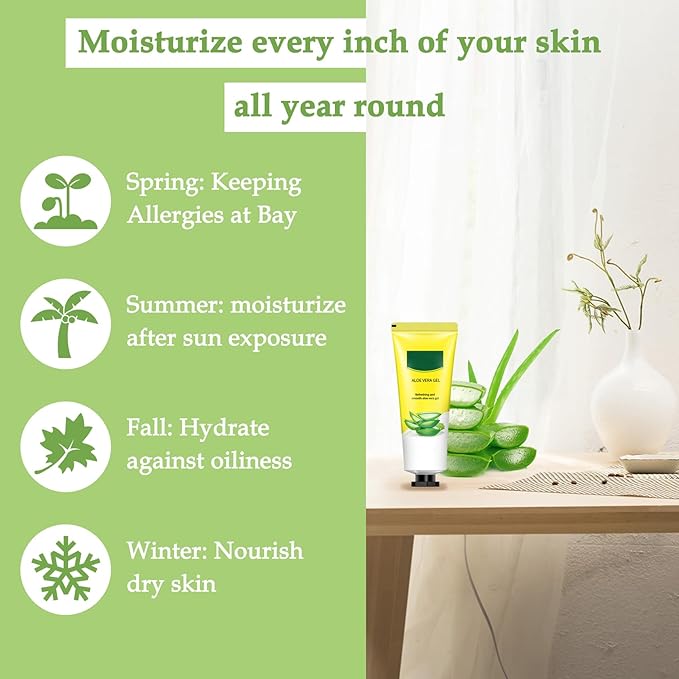 16PCS Aloe Vera Gel for Face,Made within 100% Organic Aloe Vera Gel,Natural Hydrating Pure Vera Moisturizer for Soothing Skincare,Moisturizing Aloe Lotion for Skin,Face,After Sun Care,16.93oz