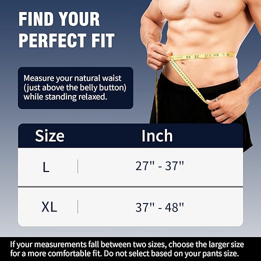 Back Brace Support Posture Corrector for Men – Full Back Support for Upper, Mid & Lower Back Pain Relief, Ergonomic 3-in-1 System Improves Posture & Helps with Slouching, Rounded Shoulders (1, Large)