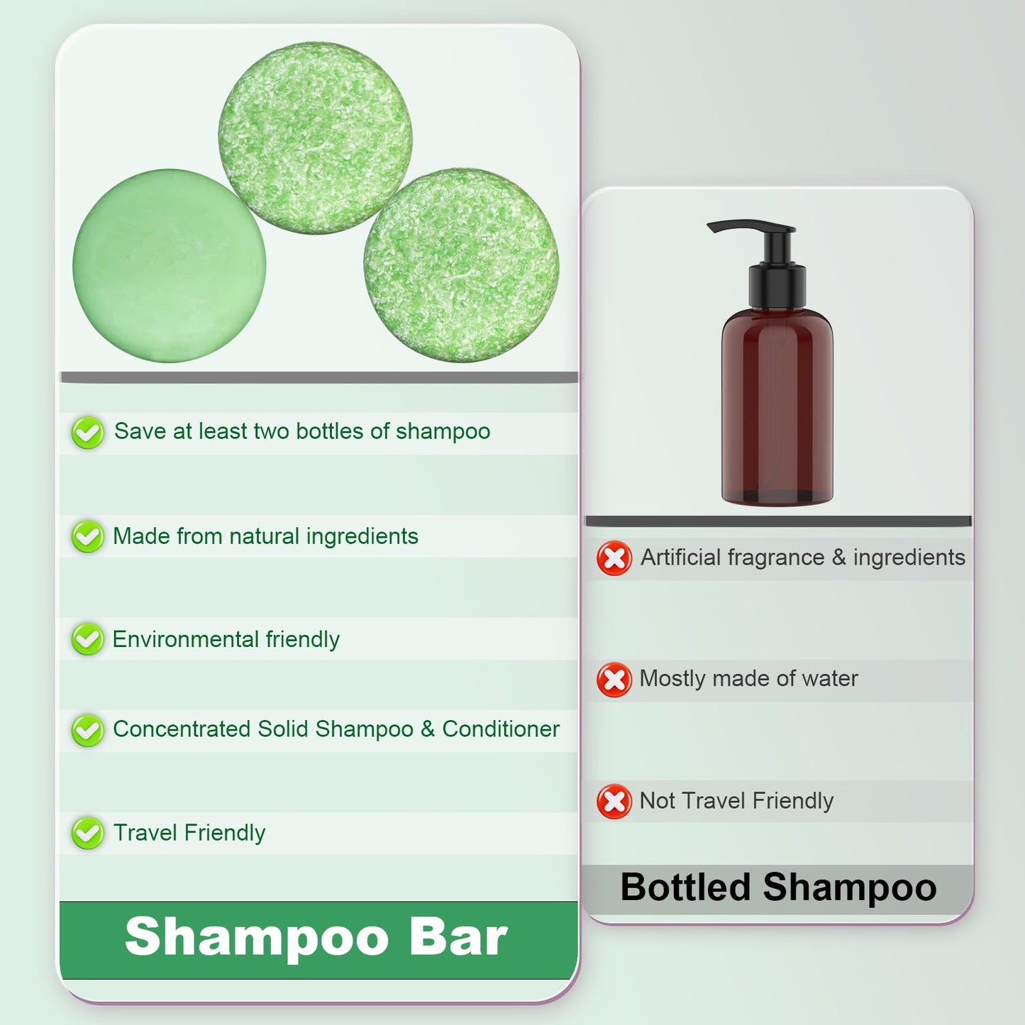 3 PCS Rosemary Biotin Shampoo Bar & Conditioner Bar Set for Thinning Hair, Deep Cleansing for Scalp Hair Loss Shampoo Soap, Natural Solid Shampoo Oil Control for Hair Growth, Strengthening Weak Hair