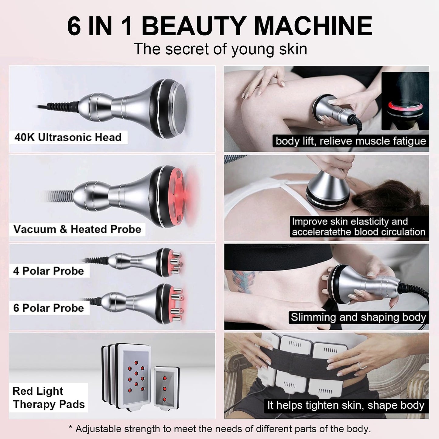 Body Device for Multifunction Cellulite Massage Temporary Reduction Cellulite for Whole Body Ideal Gift for Men and Women