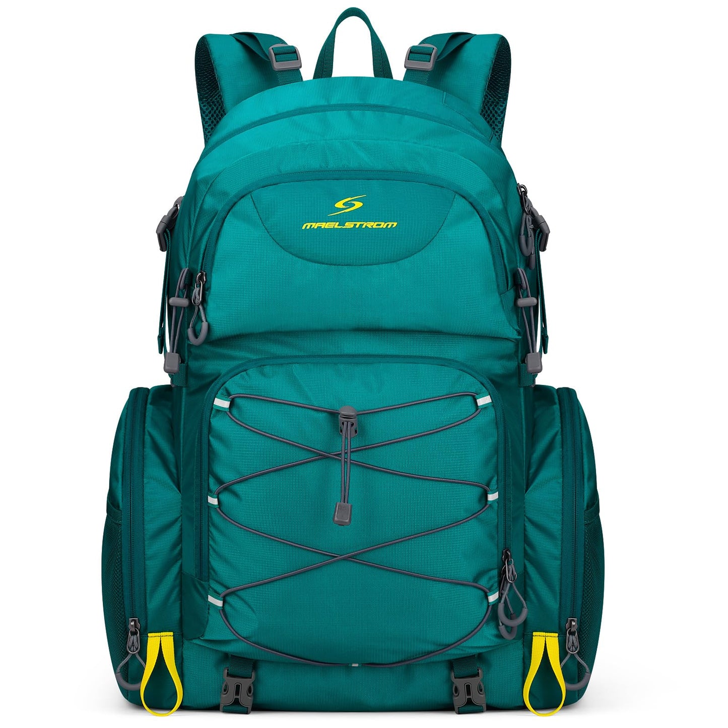 Maelstrom Hiking Backpack,40L Waterproof Camping Backpack,Men Women Packable Hiking Daypack with Rain Cover,Lightweight Travel Backpack-Green